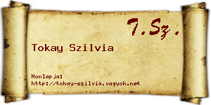 Tokay Szilvia névjegykártya